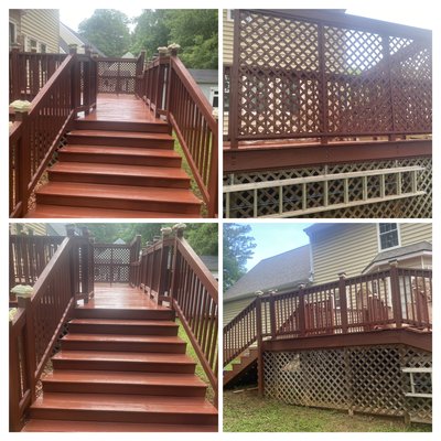 Property cleaning and maintenance. - Any house washing, staining/painting, or cleaning needs give us a call for free quotes.
