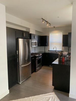Apartment painted in Langley - I painted this apartment in Langley. Customer just wanted the walls painted.