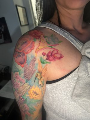 Floral Tattoos - I love tattooing flowers of all kinds. Color or black and grey