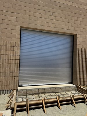 New installation - New installation of rolling steel Cornell rollup doors at a water treatment facility. New installation - New installation of rolling steel Cornell rollup doors at a water treatment facility.