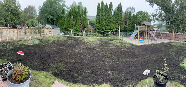 Grass seeding ￼ - Always using the best and organic way to seed new turf 
Using compost, peat moss and high quality seed for our weather in Iowa.￼