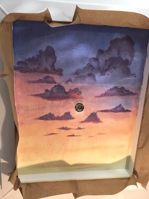 Sunset Ceiling Mural - This room needed a revamp and the client wanted to enjoy their dining room more, this gradient sunset gave the room an ambience and appreciation of the sunsets they would share off their dock. Sunset Ceiling Mural - This room needed a revamp and the client wanted to enjoy their dining room more, this gradient sunset gave the room an ambience and appreciation of the sunsets they would share off their dock.