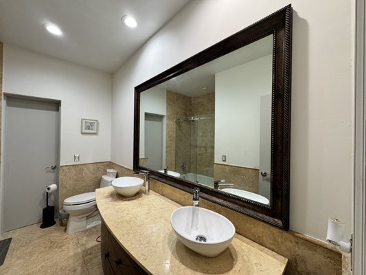 Clear mirror - Beautiful change to a bathroom Clear mirror - Beautiful change to a bathroom