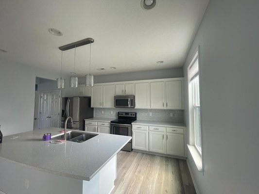 Interior Painting - Interior repaint
-Cabinets
-Living room
-Foyer
-2 Bed rooms
-Kitchen
-Handrail
-Loft
-Stairwell Interior Painting - Interior repaint
-Cabinets
-Living room
-Foyer
-2 Bed rooms
-Kitchen
-Handrail
-Loft
-Stairwell