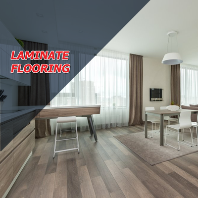 Laminate Floors - Laminate floors installed in a house. After removing existing laminate floors. This is a water resistant laminate. Laminate Floors - Laminate floors installed in a house. After removing existing laminate floors. This is a water resistant laminate.