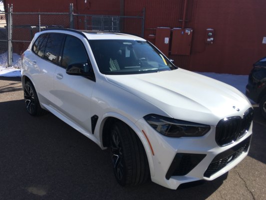 BMW final product and progress pictures - Here are a number of different bmw projects we have done. Almost all of them have ceramic tint and 7 zone ppf packages. There are also front bumper and full hood clear bra pictures.