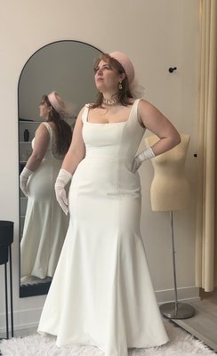 Transforming Timeless Elegance: Alterations for a Vintage-Inspired Bride - We’re thrilled to share the latest chapter in our bridal alterations journey! Our recent project involved a bride with a passion for all things vintage. She chose to style her wedding gown with classic, vintage accessories, and we had the honor of helping her achieve her dream look.
Embracing Vintage Charm
Our bride fell in love with the elegance and charm of vintage fashion. From the lace details to the delicate beading, every element of her wedding ensemble reflected a bygone era’s timeless beauty. Our mission was to ensure her gown fit perfectly while maintaining its vintage integrity.
The Alteration Process
1. Initial Consultation: We began with a thorough consultation, discussing her vision and specific needs. Understanding her love for vintage details, we made sure every alteration would complement her overall style.
2. Detailed Adjustments: The gown required several adjustments, including resizing the bodice and hemline, ensuring a flawless fit. We meticulously handled the delicate fabric and intricate embellishments to preserve the gown’s original charm.
3. Incorporating Accessories: The bride chose stunning vintage accessories, including a hat and heirloom jewelry. We made slight modifications to the gown to perfectly integrate these pieces, creating a cohesive and enchanting look.
4. Final Fitting: During the final fitting, the bride was overjoyed to see her vision come to life. The gown fit like a glove, and the vintage accessories added an extra layer of sophistication and nostalgia. Transforming Timeless Elegance: Alterations for a Vintage-Inspired Bride - We’re thrilled to share the latest chapter in our bridal alterations journey! Our recent project involved a bride with a passion for all things vintage. She chose to style her wedding gown with classic, vintage accessories, and we had the honor of helping her achieve her dream look.
Embracing Vintage Charm
Our bride fell in love with the elegance and charm of vintage fashion. From the lace details to the delicate beading, every element of her wedding ensemble reflected a bygone era’s timeless beauty. Our mission was to ensure her gown fit perfectly while maintaining its vintage integrity.
The Alteration Process
1. Initial Consultation: We began with a thorough consultation, discussing her vision and specific needs. Understanding her love for vintage details, we made sure every alteration would complement her overall style.
2. Detailed Adjustments: The gown required several adjustments, including resizing the bodice and hemline, ensuring a flawless fit. We meticulously handled the delicate fabric and intricate embellishments to preserve the gown’s original charm.
3. Incorporating Accessories: The bride chose stunning vintage accessories, including a hat and heirloom jewelry. We made slight modifications to the gown to perfectly integrate these pieces, creating a cohesive and enchanting look.
4. Final Fitting: During the final fitting, the bride was overjoyed to see her vision come to life. The gown fit like a glove, and the vintage accessories added an extra layer of sophistication and nostalgia.