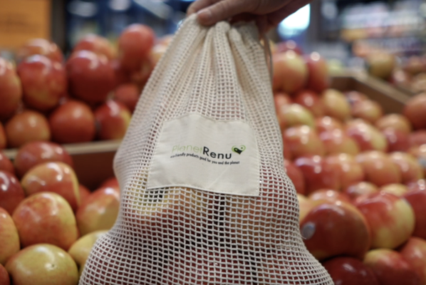 Organic Cotton Produce Bags - I started Planet Renu with the mission to provide consumers and companies plastic alternatives. My first product was a reusable produce bag.
In the US, we use over a billion plastic bags shopping for fruits and vegetables, so I created a great reusable, sustainable and organic option.
Planet Renu Organic Cotton Reusable Produce Mesh Bags are perfect for the store, travel and storage. Order a set today to shop in a more eco-friendly way.
With our Reusable Produce Mesh Bag, you’ll never have to take a plastic bag at the grocery store again.
Make a difference today. Organic Cotton Produce Bags - I started Planet Renu with the mission to provide consumers and companies plastic alternatives. My first product was a reusable produce bag.
In the US, we use over a billion plastic bags shopping for fruits and vegetables, so I created a great reusable, sustainable and organic option.
Planet Renu Organic Cotton Reusable Produce Mesh Bags are perfect for the store, travel and storage. Order a set today to shop in a more eco-friendly way.
With our Reusable Produce Mesh Bag, you’ll never have to take a plastic bag at the grocery store again.
Make a difference today.