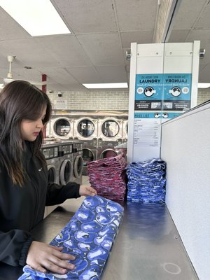 Wash and Fold Service - If you have a busy schedule or just not enough time to do Laundry, inquire about our Wash and Fold Services and let us do it for you! Wash and Fold Service - If you have a busy schedule or just not enough time to do Laundry, inquire about our Wash and Fold Services and let us do it for you!