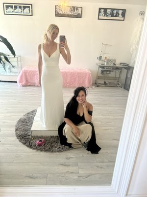Bridal Alterations - Multi layer Hemming and re-size Bridal Alterations - Multi layer Hemming and re-size