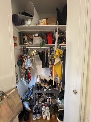 Dog Closet - This closet took a couple days since we had to order multiple items and do a couple installations. However, the end look was absolutely beautiful! Dog Closet - This closet took a couple days since we had to order multiple items and do a couple installations. However, the end look was absolutely beautiful!