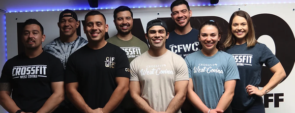 Meet The Team - CrossFit West Covina is a premier private gym in the San Gabriel Valley. Offering 2 Floors of training space equaling 6000 sqft. Our training style is one of the most effective and efficient general fitness programs in the world. We use constantly varied, functional movements at an intensity that delivers dramatic fitness results for individuals of all fitness levels. From the beginner to the advanced our goal is to prepare you for life’s obstacles. We do that by using fun & exciting training principles that mimics life – running, jumping, squatting, pulling, pushing, and all of the above. With constant information and motivation we will get you in the best shape of your life!
Come see what CFWC can do for you! Meet The Team - CrossFit West Covina is a premier private gym in the San Gabriel Valley. Offering 2 Floors of training space equaling 6000 sqft. Our training style is one of the most effective and efficient general fitness programs in the world. We use constantly varied, functional movements at an intensity that delivers dramatic fitness results for individuals of all fitness levels. From the beginner to the advanced our goal is to prepare you for life’s obstacles. We do that by using fun & exciting training principles that mimics life – running, jumping, squatting, pulling, pushing, and all of the above. With constant information and motivation we will get you in the best shape of your life!
Come see what CFWC can do for you!
