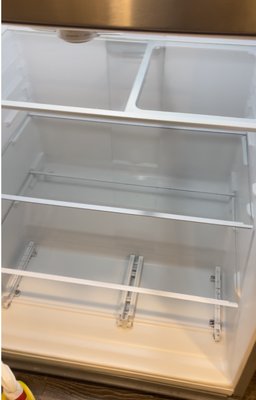 Refrigerator clean - This customer only requested an appliance clean Refrigerator clean - This customer only requested an appliance clean