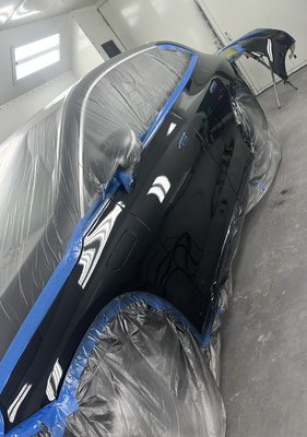 Driver side body work and paint - The vehicle was involved in a side swipe collision, did complete body work and paint for the customer. Driver side body work and paint - The vehicle was involved in a side swipe collision, did complete body work and paint for the customer.