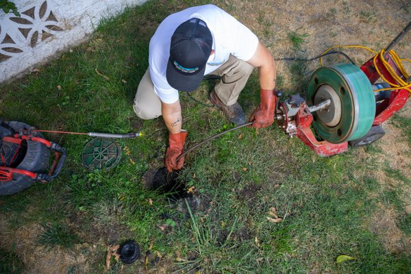 $99 Rooter Service (With Free Video Inspection) - Got a backed up sewer? No problem - with our $99 Rooter Special!
After unloading and setting up at the sewer clean-out, our technician clears the sewer line using a rooter machine. It's like giving the tree roots a hair cut which allows the blockage to clear and the backed up sewage to drain. Bad news is that if your sewer is backed up, it means their can be a correctable issue with the sewer line. So once the back up has drained, we provide a free video inspection so that you and our technician can see what is going on and if there is a correctable issue. If that is the case - our technician will provide you with multiple options to save money by skipping the digging with a permanent trenchless repair. $99 Rooter Service (With Free Video Inspection) - Got a backed up sewer? No problem - with our $99 Rooter Special!
After unloading and setting up at the sewer clean-out, our technician clears the sewer line using a rooter machine. It's like giving the tree roots a hair cut which allows the blockage to clear and the backed up sewage to drain. Bad news is that if your sewer is backed up, it means their can be a correctable issue with the sewer line. So once the back up has drained, we provide a free video inspection so that you and our technician can see what is going on and if there is a correctable issue. If that is the case - our technician will provide you with multiple options to save money by skipping the digging with a permanent trenchless repair.