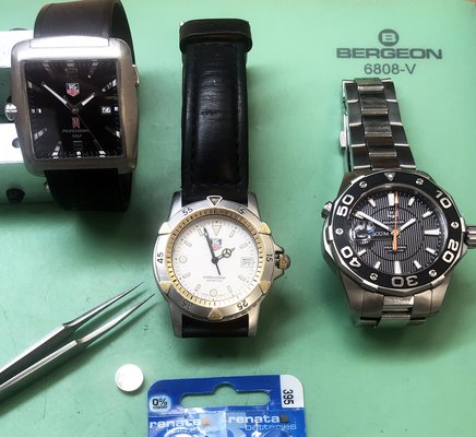 TAG Heuer Battery Service - TAG Heuer watch battery service while you wait! TAG Heuer Battery Service - TAG Heuer watch battery service while you wait!