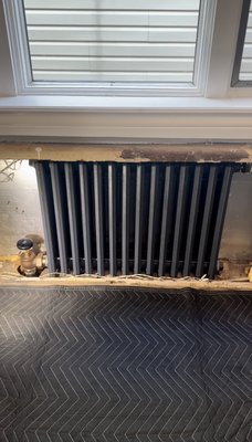 Radiator Replacement & Valve Installation – Brooklyn, NY - Performed full replacement of an old radiator along with installation of a new shut-off valve in a residential property in Brooklyn, NY.
Work included removal of the existing radiator, preparation and adjustment of piping connections, installation of a new radiator unit, and replacement of the valve. The system was tested under operating conditions to ensure proper heating performance and no visible leaks.
With over 12 years of plumbing experience, we deliver reliable and efficient heating system solutions. Radiator Replacement & Valve Installation – Brooklyn, NY - Performed full replacement of an old radiator along with installation of a new shut-off valve in a residential property in Brooklyn, NY.
Work included removal of the existing radiator, preparation and adjustment of piping connections, installation of a new radiator unit, and replacement of the valve. The system was tested under operating conditions to ensure proper heating performance and no visible leaks.
With over 12 years of plumbing experience, we deliver reliable and efficient heating system solutions.