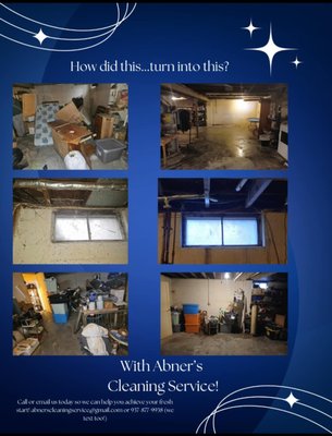 Basement Junk Removal And Deep clean - This basement clean out took approximately 18 hours with 2 people. This includes five truckloads of miscellaneous items, incorporating three different locations to reduce cost for the customer.