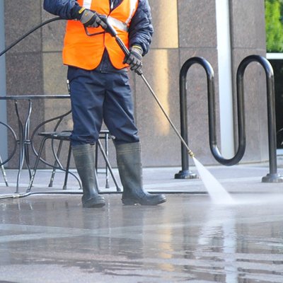 Commercial Pressure Washing - Our Representative will walk the job site and create a custom pressure washing service to fit your properties unique needs, time frame and budget. Smart Janitorial commercial pressure washing service is available for: shopping plazas, exterior building washing, entry ways, parking garages, playgrounds, common areas, and more.
Our pressure washing staff is trained annually with proper cleaning techniques. Annual training is required for safety as well as our project work divisions including: pressure washers, carpet cleaners, window cleaners and our floor care specialists. Commercial Pressure Washing - Our Representative will walk the job site and create a custom pressure washing service to fit your properties unique needs, time frame and budget. Smart Janitorial commercial pressure washing service is available for: shopping plazas, exterior building washing, entry ways, parking garages, playgrounds, common areas, and more.
Our pressure washing staff is trained annually with proper cleaning techniques. Annual training is required for safety as well as our project work divisions including: pressure washers, carpet cleaners, window cleaners and our floor care specialists.