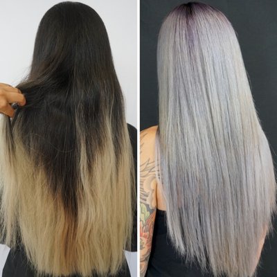 Before and After 💫 - Our goal is to always deliver your dream hair, regardless of your current results. We strive for perfection in all of our services, we want you looking and feeling your best!