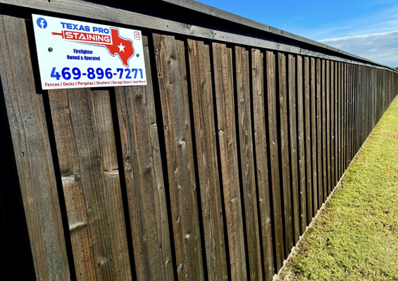 Fences & Gates Staining - Give your woodwork a fresh new look and lasting protection—inside and out.
We specialize in expert staining services for:
Fences
Decks
Pergolas
Patio Coverings
Gazebos
Garage Doors
Shutters
Posts
Beams
Decorative Trim
...and so much more!
From backyard fences to custom gazebos and elegant beams, we use premium stains that enhance beauty and shield against Texas weather. Our team treats every project with care and craftsmanship—so your wood stands out and stands strong.
Additional Services Available:
Minor Fence Repairs: Fix it and finish it all at once!
Power Washing: The perfect prep for long-lasting stain or a quick exterior refresh.
Why Choose Us?
Free Estimates & Honest Upfront Pricing
Local, Experienced Crews
Quality Materials for a Flawless Finish
Fast, Clean, Respectful Work
Satisfaction Guaranteed
Ready to upgrade your outdoor spaces? Fences & Gates Staining - Give your woodwork a fresh new look and lasting protection—inside and out.
We specialize in expert staining services for:
Fences
Decks
Pergolas
Patio Coverings
Gazebos
Garage Doors
Shutters
Posts
Beams
Decorative Trim
...and so much more!
From backyard fences to custom gazebos and elegant beams, we use premium stains that enhance beauty and shield against Texas weather. Our team treats every project with care and craftsmanship—so your wood stands out and stands strong.
Additional Services Available:
Minor Fence Repairs: Fix it and finish it all at once!
Power Washing: The perfect prep for long-lasting stain or a quick exterior refresh.
Why Choose Us?
Free Estimates & Honest Upfront Pricing
Local, Experienced Crews
Quality Materials for a Flawless Finish
Fast, Clean, Respectful Work
Satisfaction Guaranteed
Ready to upgrade your outdoor spaces?