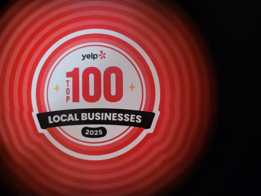 Thank you Yelp! It's an honor to be recognized! - And thank you to all our amazing customers for all of the support!!