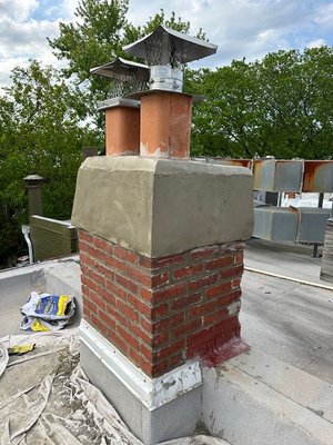 New Chimney Pointing & Crown Installation - Family Owned & Operated company with more than 30 years of experience. New Chimney Pointing & Crown Installation - Family Owned & Operated company with more than 30 years of experience.