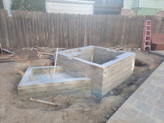Billy's concrete fountain - this was a very exciting project that we did for a great customer and friend Billy's concrete fountain - this was a very exciting project that we did for a great customer and friend