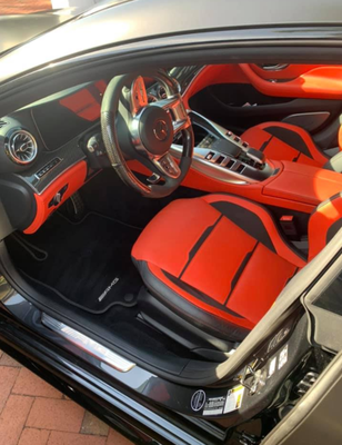 Interior detail (ruby) - This package includes interior vacuum of seats and carpet, shampoo seats and carpet, apply water based protectant, and windows cleaned