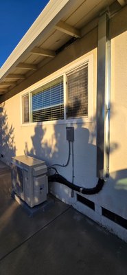 Mini split installation in Dublin - Last week, we were called by a homeowner in Dublin, California who was looking for a reliable solution to cool and heat two areas of their home with maximum efficiency. Their existing system wasn’t keeping up with the temperature swings, and energy bills were rising every month.
After a detailed on-site evaluation, we recommended a Daikin two-zone mini-split system a perfect balance of performance, quiet operation, and high efficiency. The customer wanted a clean, modern installation with minimal wall impact and zero hassle. We handled everything from start to finish.
🔧 What We Did
• Load calculation & system design to ensure each zone gets the correct BTU capacity
• Installed two indoor wall-mounted Daikin heads one in the living area and one in the primary bedroom
• Mounted the outdoor condenser with proper clearances and vibration isolation
• Ran new refrigerant lines, drain, and electrical through clean, hidden pathways
• Vacuumed and pressure-tested the system to guarantee long-term reliability
• Full startup, commissioning, and customer walkthrough on how to use the remote and WiFi features
🏡 The Result
The homeowner immediately noticed a difference quieter cooling, stronger airflow, and independent control over each room. Daikin’s inverter technology also ensures they’ll save significantly on their monthly utility bills.
They were especially impressed with:
• The clean installation
• How quickly the project was completed
• Our “A-to-Z” service approach no subcontractors, no surprises
• Our honesty and communication throughout the project
⭐ Customer Feedback
“I wish I could give more than 5 stars. The team explained everything clearly, worked fast, and delivered an extremely clean installation. The Daikin system runs so quietly we barely notice it’s on. Highly recommend!” Mini split installation in Dublin - Last week, we were called by a homeowner in Dublin, California who was looking for a reliable solution to cool and heat two areas of their home with maximum efficiency. Their existing system wasn’t keeping up with the temperature swings, and energy bills were rising every month.
After a detailed on-site evaluation, we recommended a Daikin two-zone mini-split system a perfect balance of performance, quiet operation, and high efficiency. The customer wanted a clean, modern installation with minimal wall impact and zero hassle. We handled everything from start to finish.
🔧 What We Did
• Load calculation & system design to ensure each zone gets the correct BTU capacity
• Installed two indoor wall-mounted Daikin heads one in the living area and one in the primary bedroom
• Mounted the outdoor condenser with proper clearances and vibration isolation
• Ran new refrigerant lines, drain, and electrical through clean, hidden pathways
• Vacuumed and pressure-tested the system to guarantee long-term reliability
• Full startup, commissioning, and customer walkthrough on how to use the remote and WiFi features
🏡 The Result
The homeowner immediately noticed a difference quieter cooling, stronger airflow, and independent control over each room. Daikin’s inverter technology also ensures they’ll save significantly on their monthly utility bills.
They were especially impressed with:
• The clean installation
• How quickly the project was completed
• Our “A-to-Z” service approach no subcontractors, no surprises
• Our honesty and communication throughout the project
⭐ Customer Feedback
“I wish I could give more than 5 stars. The team explained everything clearly, worked fast, and delivered an extremely clean installation. The Daikin system runs so quietly we barely notice it’s on. Highly recommend!”