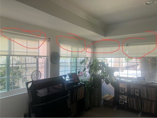 Project to hang pictures, fix incorrectly installed blinds, hang new TV, remove old one - Project to hang pictures, fix incorrectly installed blinds, hang new TV, remove old one