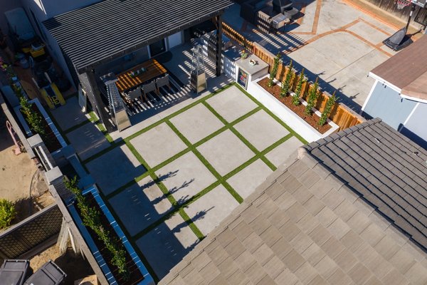 Modern/Coastal backyard renovation - We take a very worn out back yard with no style to it and transformed into a modern/coastal outdoor living space. We developed a concept with functionality in mind.
We created an open space with concrete pad and artificial turf for entertainment of a bigger party. We also tied a water feature to keep the vibe mellow on a slow day. We included a BBQ and some raised planters with smooth stucco as to tie in the coastal look of Santa Barbara.
This project was design and built 100% by us Modern/Coastal backyard renovation - We take a very worn out back yard with no style to it and transformed into a modern/coastal outdoor living space. We developed a concept with functionality in mind.
We created an open space with concrete pad and artificial turf for entertainment of a bigger party. We also tied a water feature to keep the vibe mellow on a slow day. We included a BBQ and some raised planters with smooth stucco as to tie in the coastal look of Santa Barbara.
This project was design and built 100% by us