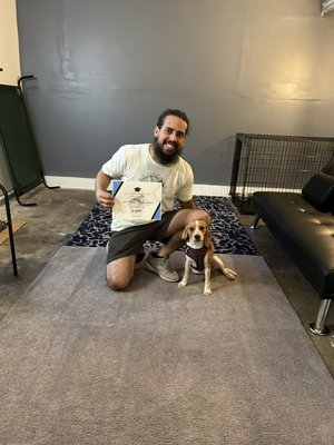 Daisy! 1 Week Board and Train - Daisy was here for a 1 Week Board and Train! Training consisted of Basic Obedience, Crate and Leash Walking! Daisy! 1 Week Board and Train - Daisy was here for a 1 Week Board and Train! Training consisted of Basic Obedience, Crate and Leash Walking!