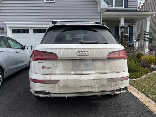 Audi SQ5 Exterior Detail - The services that were provided with this detail included a 2 bucket hand wash, 3-step wheel cleaning, tire shine, paint sealant, and a wax. Customer was Highly satisfied and left a 5-star review