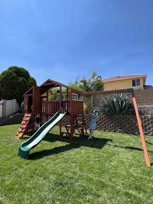 Our Expert Playset Installations! 🌳👦👧 - we're the pros when it comes to creating outdoor fun and adventures. Our expert playset installations transform your backyard into a haven for kids' laughter and unforgettable memories.
🪚 What We Offer:
✅ Safe, secure assembly of playsets for all ages.
✅ Custom installations to suit your space and style.
✅ Sturdy and durable setups that stand the test of playtime.
✅ Professional installers who bring your playset dreams to life.
Let the outdoor adventures begin! 🏡🪁 #PlaysetPros #OutdoorAdventures #BackyardFun Our Expert Playset Installations! 🌳👦👧 - we're the pros when it comes to creating outdoor fun and adventures. Our expert playset installations transform your backyard into a haven for kids' laughter and unforgettable memories.
🪚 What We Offer:
✅ Safe, secure assembly of playsets for all ages.
✅ Custom installations to suit your space and style.
✅ Sturdy and durable setups that stand the test of playtime.
✅ Professional installers who bring your playset dreams to life.
Let the outdoor adventures begin! 🏡🪁 #PlaysetPros #OutdoorAdventures #BackyardFun