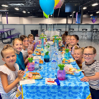 Birthday Parties at Altitude West Jordan - Let our personal party hosts take the stress of party planning off your hands. From setup to cleanup, and everything in between, we’ll handle everything so your child will have the ultimate birthday and you’ll get to sit back and relax. Or better yet, join in on the fun and get jumping!
All of our parties include the following:
-Two hours of bounce and party time
-A personal party host
-One bottle of water for every birthday jumper
-Plates, napkins and utensils
-Party setup and cleanup
-Altitude Safety jump socks for all birthday jumpers
-One free t-shirt for the birthday party boy/girl
-One free jump pass for the birthday party boy/girl for a future visit
-1-topping pizzas (optional based on party selections) Birthday Parties at Altitude West Jordan - Let our personal party hosts take the stress of party planning off your hands. From setup to cleanup, and everything in between, we’ll handle everything so your child will have the ultimate birthday and you’ll get to sit back and relax. Or better yet, join in on the fun and get jumping!
All of our parties include the following:
-Two hours of bounce and party time
-A personal party host
-One bottle of water for every birthday jumper
-Plates, napkins and utensils
-Party setup and cleanup
-Altitude Safety jump socks for all birthday jumpers
-One free t-shirt for the birthday party boy/girl
-One free jump pass for the birthday party boy/girl for a future visit
-1-topping pizzas (optional based on party selections)