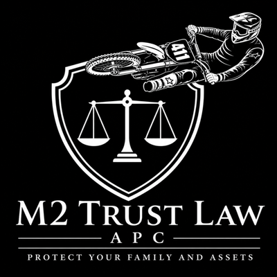 Living Trusts Made Simple. No Legal Jargon. Flat Fee $2,400. - You worked hard for what you have. Your home. Your savings. Your business. Your tools and equipment. Your retirement accounts. Most importantly, your family.
The problem is that many California families know they need a trust but don't know where to start. Estate planning can seem confusing, expensive, and full of legal jargon. That's where M2 Trust Law is different.
At M2 Trust Law, we make estate planning simple and easy to understand. We take the time to explain your options in plain English so you can make informed decisions about protecting your family and everything you've worked to build.
Whether you're a homeowner, parent, business owner, self-employed professional, or simply someone who wants their affairs in order, we can help. Our goal is to create a practical estate plan that gives you peace of mind and makes life easier for the people you love.
A properly prepared living trust can help your family avoid unnecessary court involvement, keep your affairs organized, and provide clear instructions for the future. We guide you through the entire process and answer your questions every step of the way.
Clients appreciate our straightforward approach, transparent pricing, and commitment to making estate planning approachable—not intimidating.
Our comprehensive living trust package includes the core estate planning documents most California families need, including a living trust, will, powers of attorney, and healthcare directives.
No confusing legal jargon. No high-pressure sales tactics. Just practical advice and a plan designed for your family.
Living Trust Package: Flat Fee $2,400
Virtual and in-person appointments available throughout California.
Request today to schedule your FREE consultation and take the first step toward protecting your family, your assets, and your legacy. Living Trusts Made Simple. No Legal Jargon. Flat Fee $2,400. - You worked hard for what you have. Your home. Your savings. Your business. Your tools and equipment. Your retirement accounts. Most importantly, your family.
The problem is that many California families know they need a trust but don't know where to start. Estate planning can seem confusing, expensive, and full of legal jargon. That's where M2 Trust Law is different.
At M2 Trust Law, we make estate planning simple and easy to understand. We take the time to explain your options in plain English so you can make informed decisions about protecting your family and everything you've worked to build.
Whether you're a homeowner, parent, business owner, self-employed professional, or simply someone who wants their affairs in order, we can help. Our goal is to create a practical estate plan that gives you peace of mind and makes life easier for the people you love.
A properly prepared living trust can help your family avoid unnecessary court involvement, keep your affairs organized, and provide clear instructions for the future. We guide you through the entire process and answer your questions every step of the way.
Clients appreciate our straightforward approach, transparent pricing, and commitment to making estate planning approachable—not intimidating.
Our comprehensive living trust package includes the core estate planning documents most California families need, including a living trust, will, powers of attorney, and healthcare directives.
No confusing legal jargon. No high-pressure sales tactics. Just practical advice and a plan designed for your family.
Living Trust Package: Flat Fee $2,400
Virtual and in-person appointments available throughout California.
Request today to schedule your FREE consultation and take the first step toward protecting your family, your assets, and your legacy.