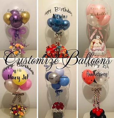 Unique Gifts To Show Your Love! (Mother's Day, Birthdays, Anniversaries & More) - A pretty custom bouquet that surely cheer up your love ones. This balloon will stay 2 months or more. Personalize messages and pick the color you want. Unique Gifts To Show Your Love! (Mother's Day, Birthdays, Anniversaries & More) - A pretty custom bouquet that surely cheer up your love ones. This balloon will stay 2 months or more. Personalize messages and pick the color you want.