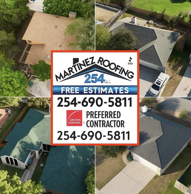 Elevating One Roof at a Time- Call for Free Quote - When quality matters, Martinez Roofing 254 stands out as your trusted partner for durable and beautiful roofing solutions. Our skilled team handles everything from modern roof upgrades to emergency repairs, using premium materials and proven techniques. Whether it’s safeguarding a family home or protecting a commercial property, our results combine longevity, style, and value.
🔧 Call (254) 690-5811 for prompt, reliable service and craftsmanship you can count on.