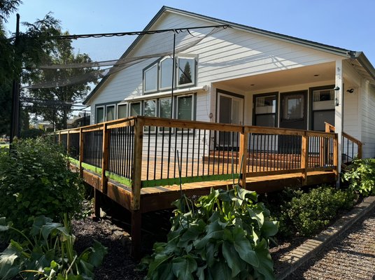 Deck Rescue/ Restore - This was a really big deck that wrapped around the entire back of the home and was right on the golf course. After years of paint and sealer being put on it just enough to keep it from completely deteriorating, we were able to save them from having to completely rebuild it (about 40k) by coming in and restoring it to its original look and then putting a beautiful semi transparent stain down on it which not only protected it for years to come but made picturesque.. Deck Rescue/ Restore - This was a really big deck that wrapped around the entire back of the home and was right on the golf course. After years of paint and sealer being put on it just enough to keep it from completely deteriorating, we were able to save them from having to completely rebuild it (about 40k) by coming in and restoring it to its original look and then putting a beautiful semi transparent stain down on it which not only protected it for years to come but made picturesque..