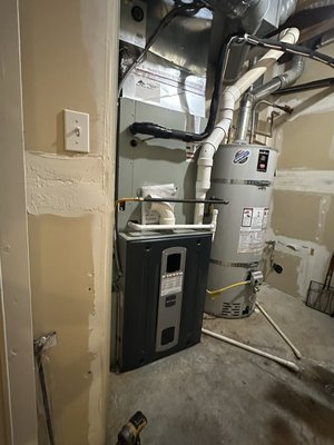 American Standard Gas Furnace and Heat Pump System - Here are multiple different jobs that were done to the satisfaction of the customer. Quality work with quality equipment you can rely on. Each job was bid out and price never changed. Work was performed by experienced and skilled professionals. Each of these jobs took one day to install. We stand behind our work and are proud that we provide a 100% satisfaction Guaranteed. American Standard Gas Furnace and Heat Pump System - Here are multiple different jobs that were done to the satisfaction of the customer. Quality work with quality equipment you can rely on. Each job was bid out and price never changed. Work was performed by experienced and skilled professionals. Each of these jobs took one day to install. We stand behind our work and are proud that we provide a 100% satisfaction Guaranteed.