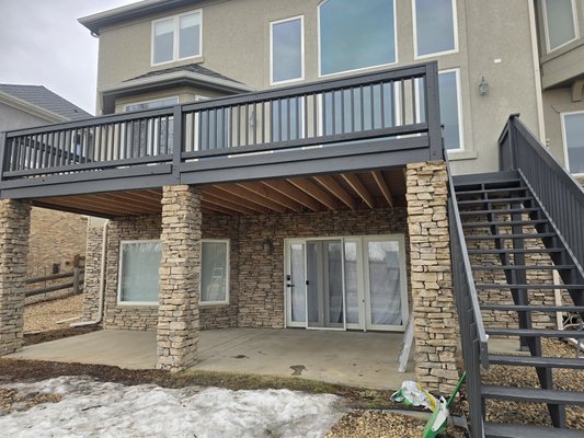 deck repair( joints replace) - deck repair.. we replace all the joints for new ones we put new post in the stairs new paint and clear coat to protect deck repair( joints replace) - deck repair.. we replace all the joints for new ones we put new post in the stairs new paint and clear coat to protect