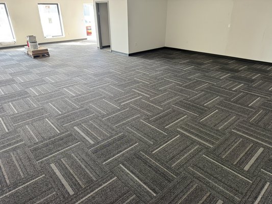 Commercial job - This is a commercial tile  install