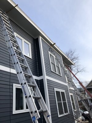 installation of new gutters - Like your roof, gutters can often be overlooked. It can be more difficult to notice gutter damage, and some people may think that gutters are not a necessary feature of their roofing system. However, gutters play a vital role in your roofing system. Not only do they divert water away from your home, but in some cases, they also direct it onto the street or other places, rather than your yard or gardens. However, they do more than that. They can also protect the integrity of your home and keep leaks at bay. However, they can only do this when they are working properly. If you don't have gutters in your roof, you should consider a new gutter installation in Boston to protect your investment. At ariasgutter Roofing we can install all types and help you determine which one is right for you. We can offer two dozen colors, so you can find one to match your ceiling and home. They are available in 5 or 6 inch sizes. We can also install seamless, aluminum, copper, steel, and vinyl gutters. Call our residential roofers at 617-955-5251 or josearias561@gmail.com to get started