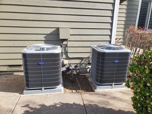 AC Replacement - Replacement of 2 AC units.
Upgrade from R-22 to R-410A refrigerant