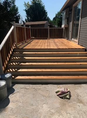 Deck repair and staining - We repair and stain your decks, no matter how big or how small.