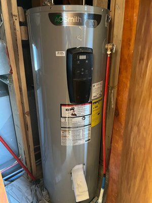 No Hot Water? We Fixed It! - Recently, we repaired an electric water heater that had stopped heating water due to a broken thermostat. After diagnosing the issue, we replaced the faulty thermostat, restoring hot water flow and full functionality to the system. If your electric water heater isn’t heating properly, our experienced technicians can get it back on track quickly and efficiently.