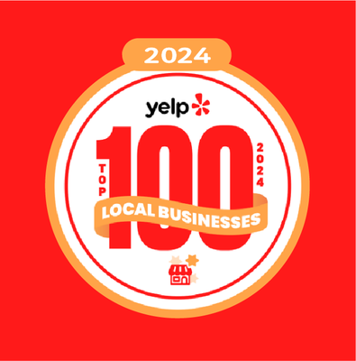 Top 100 Small Businesses in the Nation - We are proud to announce that for the 2nd year in a row we have been selected as one of the top 100 small businesses in the nation by Yelp and Entrepreneur Magazine! Top 100 Small Businesses in the Nation - We are proud to announce that for the 2nd year in a row we have been selected as one of the top 100 small businesses in the nation by Yelp and Entrepreneur Magazine!