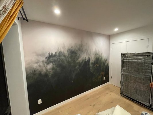 Williamsburg Wallpaper Installation - The bedroom was very boring after this wallpaper that I installed the bedroom became comfier and more relaxing Williamsburg Wallpaper Installation - The bedroom was very boring after this wallpaper that I installed the bedroom became comfier and more relaxing