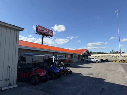 Commercial Metal Roof - This roof replacement was completed in just 2 days, minimizing any impact to the business. The property was upgraded using premium, color-rich metal panels that are built to last, resist the elements, and give your building a modern, professional look.
